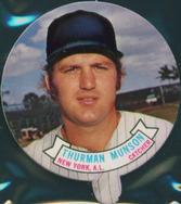 1972 Topps Candy Lids Test #NNO Thurman Munson Front