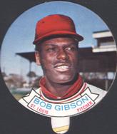 1972 Topps Candy Lids Test #NNO Bob Gibson Front