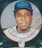 1972 Topps Candy Lids Test #NNO Dusty Baker Front