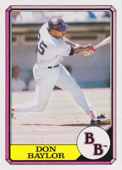 1987 Topps Boardwalk and Baseball #17 Don Baylor Front