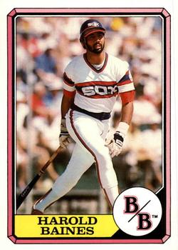 1987 Topps Boardwalk and Baseball #16 Harold Baines Front