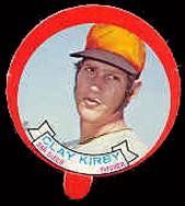 1973 Topps Candy Lids #NNO Clay Kirby Front