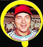 1973 Topps Candy Lids #NNO Johnny Bench Front