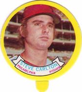 1973 Topps Candy Lids #NNO Steve Carlton Front