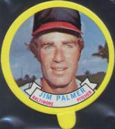 1973 Topps Candy Lids #NNO Jim Palmer Front