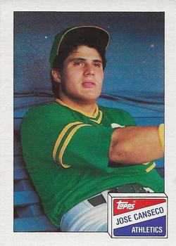 1988 Topps Bazooka #3 Jose Canseco Front