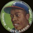 1956 Topps Pins #NNO Hank Aaron Front