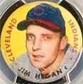 1956 Topps Pins #NNO Jim Hegan Front