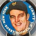1956 Topps Pins #NNO Bobby Hofman Front