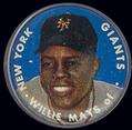 1956 Topps Pins #NNO Willie Mays Front