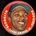 1956 Topps Pins #NNO Sandy Amoros Front