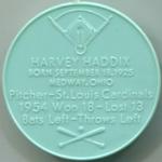 1955 Armour Coins #NNO Harvey Haddix Back