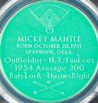 1955 Armour Coins #NNO Mickey Mantle Back