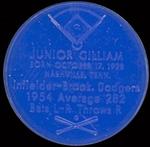 1955 Armour Coins #NNO Junior Gilliam Back