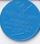 1959 Armour Coins #NNO Frank Malzone Back