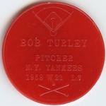 1959 Armour Coins #NNO Bob Turley Back