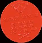 1960 Armour Coins #NNO Mickey Mantle Back