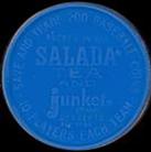 1962 Salada/Junket Coins #8 Whitey Ford Back