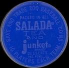 1962 Salada/Junket Coins #13 Jim Bunning Back