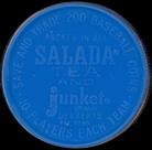 1962 Salada/Junket Coins #33 Yogi Berra Back