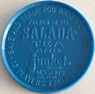 1962 Salada/Junket Coins #34 Ken Hamlin Back