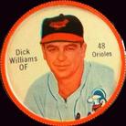 1962 Salada/Junket Coins #48 Dick Williams Front