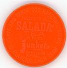 1962 Salada/Junket Coins #53 Jackie Brandt Back