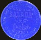 1962 Salada/Junket Coins #67 Al Kaline Back
