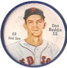 1962 Salada/Junket Coins #68 Don Buddin Front