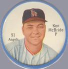 1962 Salada/Junket Coins #91 Ken McBride Front