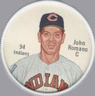 1962 Salada/Junket Coins #94 John Romano Front