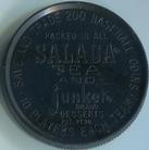 1962 Salada/Junket Coins #108 Bob Lillis Back