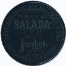 1962 Salada/Junket Coins #113 Ed Bailey Back