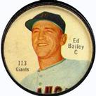1962 Salada/Junket Coins #113 Ed Bailey Front