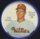 1962 Salada/Junket Coins #135 Chuck Smith Front