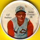 1962 Salada/Junket Coins #137 Gene Freese Front