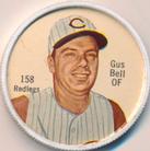1962 Salada/Junket Coins #158 Gus Bell Front