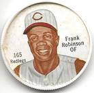1962 Salada/Junket Coins #165 Frank Robinson Front