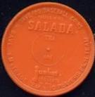 1962 Salada/Junket Coins #166 Lew Burdette Back
