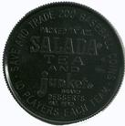 1962 Salada/Junket Coins #169 Jim Davenport Back