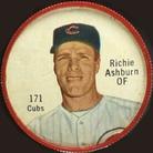 1962 Salada/Junket Coins #171 Richie Ashburn Front