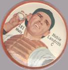 1962 Salada/Junket Coins #181 Hobie Landrith Front