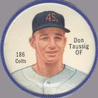 1962 Salada/Junket Coins #186 Don Taussig Front