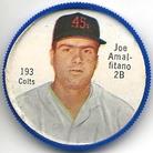 1962 Salada/Junket Coins #193 Joe Amalfitano Front