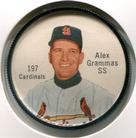 1962 Salada/Junket Coins #197 Alex Grammas Front