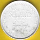 1962 Salada/Junket Coins #198 Jerry Lynch Back