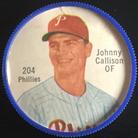 1962 Salada/Junket Coins #204 Johnny Callison Front