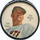 1962 Salada/Junket Coins #205 Stu Miller Front
