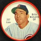 1962 Salada/Junket Coins #207 Billy Williams Front