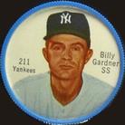 1962 Salada/Junket Coins #211 Billy Gardner Front